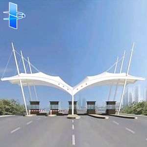 Auvent en membrane en acier moderne personnalisé avec revêtement PVDF/PVC/PTFE pour stations de péage, centres sportifs, <span class=keywords><strong>parcs</strong></span> - Product Image 3