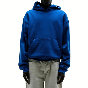 Sweat-shirt unisexe à capuche en molleton de coton épais avec impression graphique web style streetwear urbain, coupe ample pour homme, style streetwear haut de gamme - Product Image 4