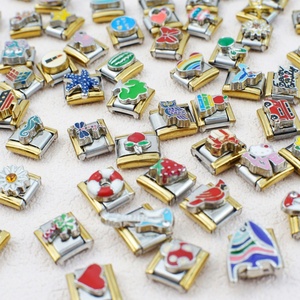 Nouvelle série de bracelets modulaires de style italien, base en or ou en argent aléatoire, chaîne d'assemblage personnalisée - Product Image 6