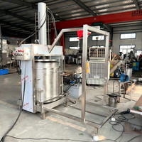 Commerciële hydraulische koude pers voor bladgroenten, citrusvruchten, gember, peren, watermeloenen en elektrische groentepersen.