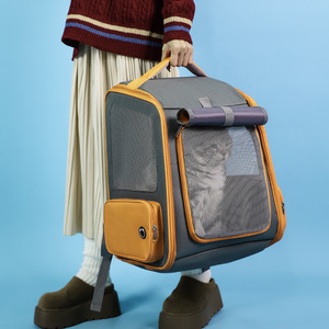 <span class=keywords><strong>Mochila</strong></span> transportadora para perros y gatos para viajes y <span class=keywords><strong>senderismo</strong></span>, <span class=keywords><strong>mochila</strong></span> de viaje para mascotas transpirable y popular - Product Image 3