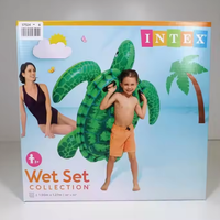 INTEX 57524 tortues de mer enfants gonflable bébé enfants sauveteur natation flotteur jouet piscine accessoires et jouets