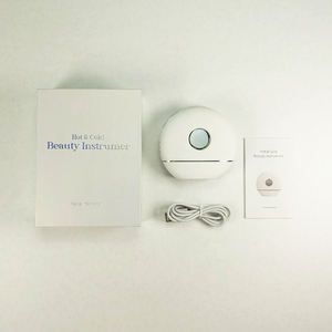 Draagbare handzame 5-in-1 elektrische gezichtsmassager galvanische sculpturing koud-warm kompres voor thuisgebruik V-lijn huidversteviging - Product Image 5