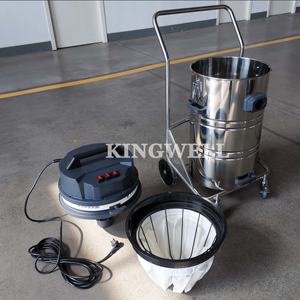 Aspiradora industrial en seco y húmedo de fábrica OEM Aspiradora de suelo húmedo y seco comercial de acero inoxidable - Product Image 5