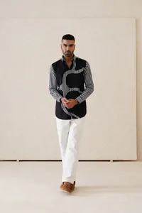 Camisas de Manga Larga para Hombre Black Oasis, 100% Algodón, Casuales, Transpirables, con Cuello Abotonado, de Secado Rápido para Verano - Product Image 2