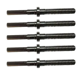 115mm ball screw shaft cnc machined parts lead screw rod trapezoidal screw