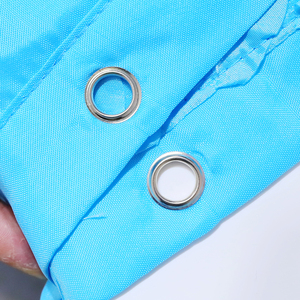 <span class=keywords><strong>Tissu</strong></span> Polyester <span class=keywords><strong>Déperlant</strong></span> Design Fantaisie Bleu 3D Feuilles Décoratives Rideau De Douche Pour Salle De Bain - Product Image 5