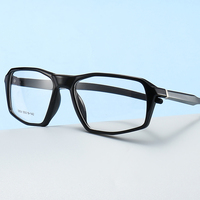 Montures de lunettes optiques sportives à monture intégrale en TR90, modèle 5854, pour adultes unisexes, motif animal noir, protection UV