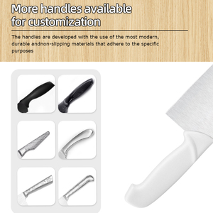 Cuchillo para cortar de acero inoxidable con mango de PP, material engrosado, para uso doméstico en la cocina. Suministro directo de fábrica. OEM - Product Image 4
