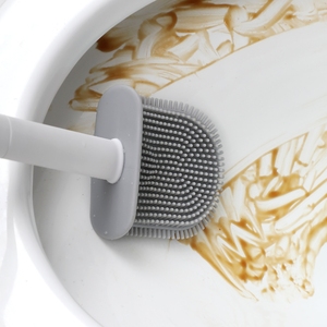 Sanga Eco-Friendly PP+<b>PET</b> Modern Design Bathroom Deep Cleaning Toilet Cleaner Silicone Cleaning <b>Brush</b> - Product Image 3