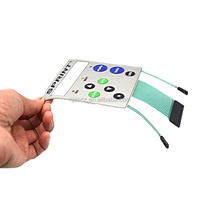 Clavier à membrane FPC étanche IP67 de haute qualité personnalisé ZHONGSHAN avec LED et dôme en métal