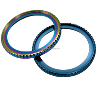 Lunette de montre mécanique de luxe en acier inoxydable bord sculpté motif plongeur lunette de montre-bracelet