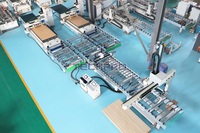 Máquina Automática para Fabricación de Muebles de Madera MDF, Máquina Router CNC de Anidamiento, Línea de Producción de Muebles de Panel para Gabinetes de Oficina