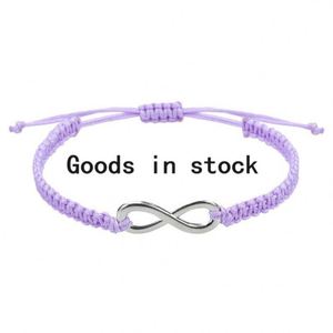 Wholesale <b>Infinity</b> Symbol Adjustable Chinese Knot String <b>Bracelet</b> Lucky Color Rope <b>Infinity</b> Charm <b>Bracelet</b> Novelty Gifts - Product Image 3