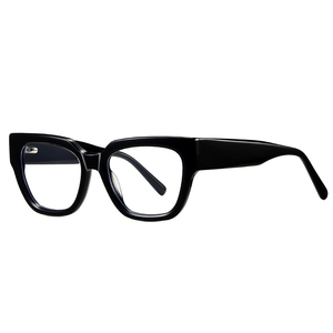 MS 18110 Lunettes de vue pour femme en acétate de qualité supérieure, forme carrée et ronde, branches élégantes et minimalistes, compatibles avec les verres de prescription - Product Image 3