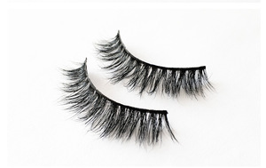 <span class=keywords><strong>Cils</strong></span> en fourrure de vison 3D 100% naturels, couleur noire - Product Image 6