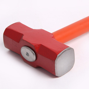 Marteau octogonal à long manche Li Yang, manche en plastique antichoc, marteau de construction pour murs, tête carrée - Product Image 5
