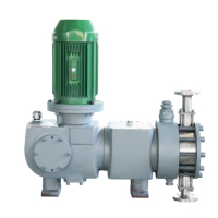 Pompe doseuse à diaphragme hydraulique sans fuite en PTFE pour le dosage d'acides dans les raffineries pétrochimiques, fabricant certifié ISO