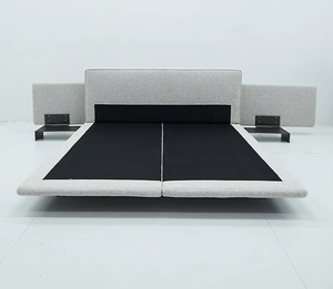 Letto Widescreen Horizon, Design Minimalista Italiano, Popolare tra gli Influencer, Arredamento Moderno e Semplice per Camera da Letto, Rivestito in Cotone-Lino - Product Image 5