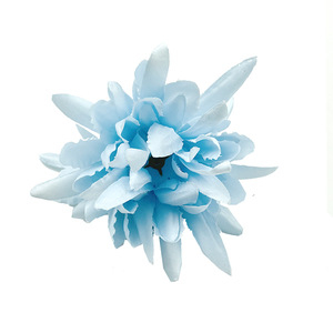 Épingle à cheveux en chrysanthème simulé 9 cm, fleur artificielle en tissu, accessoires de photographie de mariage, décoration intérieure - Product Image 5