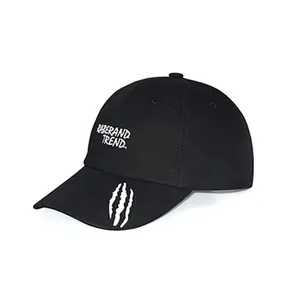 Vente en gros Casquette de baseball non construite à 6 panneaux Casquettes de papa non structurées de conception OEM avec broderie de logo personnalisé