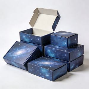 Caja de Papel Kraft Reciclable de Alta Calidad para Calendario de Adviento, Caja de Cartón Corrugado con Logotipo Impreso para Envíos - Product Image 1