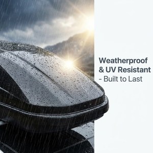 Boîte <span class=keywords><strong>de</strong></span> <span class=keywords><strong>toit</strong></span> <span class=keywords><strong>de</strong></span> voiture haut <span class=keywords><strong>de</strong></span> gamme multifonctionnelle avec kit <span class=keywords><strong>de</strong></span> montage <span class=keywords><strong>et</strong></span> barres transversales pour équipement <span class=keywords><strong>de</strong></span> ski, snowboard <span class=keywords><strong>et</strong></span> vélo - Product Image 5