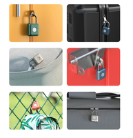 Mini cadenas intelligent à empreintes digitales, rechargeable par USB, biométrique, sans clé, pour bagages, voyage, sac à dos, casier de gym, modèle homme/femme