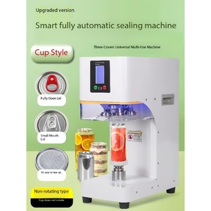 Automatic High-efficiency Beverage Sealing <b>Machine</b> Commercial Cans Plastic Canned Milk <b>Tea</b> Soda Special Sealing <b>Machine</b> - Product Image 6