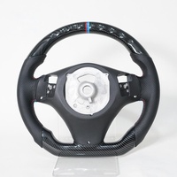Volant sport en cuir à fond plat 3 branches avec grain de bois pour BMW E60 Série 3 – Rétrofit et amélioration