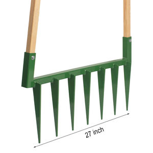 JH-Mech barra a mano forcella larga forte peso più leggero 27 pollici di larghezza 7 ad alta resistenza in acciaio larga forcella per azienda agricola - Product Image 2