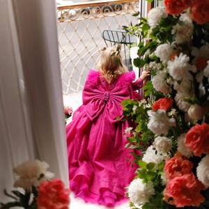 Gaun Mawar Mewah untuk Bayi, Pakaian Anak Elegan, Pakaian Bayi Manis, Pakaian Remaja Perempuan, Gaya Pakaian Berkilau, Fashion - Product Image 4