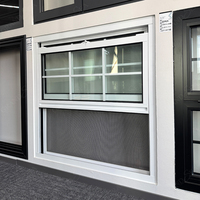 Fenêtres suspendues en aluminium modernes avec isolation thermique NFRC, fenêtres fixes en aluminium avec isolation, fenêtres suspendues en aluminium avec vitrage isolant