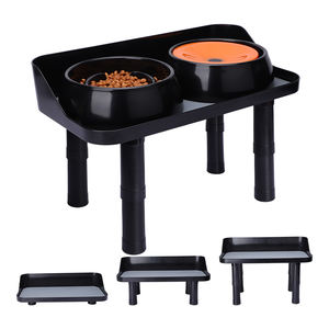 Набор подставок для мисок для домашних животных: приподнятые миски для собак крупных пород с мисками для еды и воды - Product Image 1