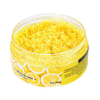 Cosmétiques coréens de marque distributeur gommage au curcuma citron exfoliant à l'huile de citron bio sel de la mer morte gommage corporel visage