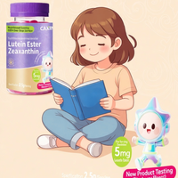 Luteïne Ester Zeaxanthine Fruit-geïnfuseerde Gummies Snoep OEM ODM Witte Etiket Oogverzorging Natuurlijke Fruit Smaak Aangepast Logo Op Maat