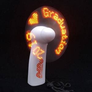 Advertising Wedding Gifts Giveaways Party Toys <strong>Hand</strong> Handheld Customized Flashing Mini Light up LED Message <strong>Fan</strong> - Product Image 3