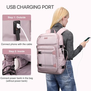 Sac à dos de voyage en nylon RAYLON, vente en gros directe d'usine, personnalisé OEM ODM, pour femmes et hommes, compatible ordinateur <span class=keywords><strong>portable</strong></span> 15,6 pouces, étanche, 20-39L, pour le transport aérien - Product Image 6