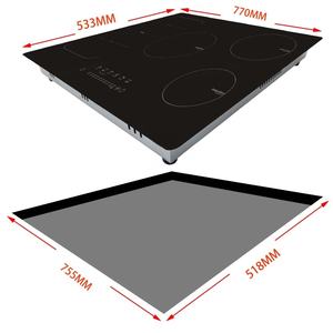 Vente flash - Plaque de cuisson à induction pour usage domestique avec cinq brûleurs, 8600 watts - Product Image 2