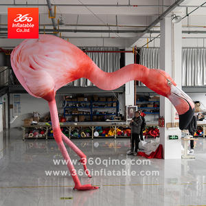 360 personalizado 5M Pink Flamingo Oxford tela inflable para <span class=keywords><strong>publicidad</strong></span> animales inflables - Product Image 2