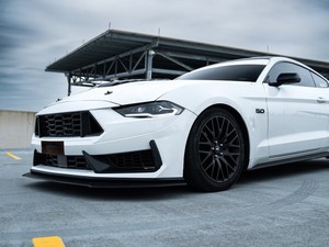 Nouvel ensemble de conversion de pare-chocs avant et calandre style Dark Horse pour Mustang S550 2015-2023, finition apprêtée - Product Image 5
