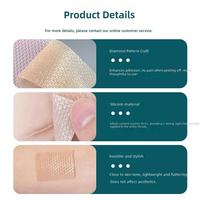 Patchs de soin des cicatrices en silicone flexibles et découpables, lavables, réutilisables, doux pour la peau, non irritants, pour le soin quotidien de la peau