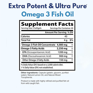 Suplemento Omega3 OEM/ODM, aceite de pescado altamente refinado en cápsulas blandas con alto contenido de EPA y DHA para la salud cerebral, porciones personalizadas. - Product Image 6