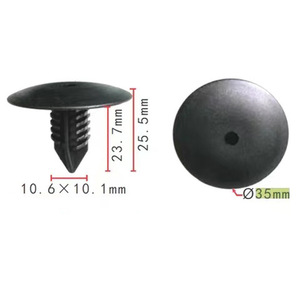 Mercedes-Benz Renault <b>Engine</b> <b>Hood</b> Insulation Board Clip 7703077435 Fastener For Repair Replacement - Product Image 3