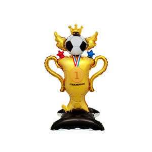 Globos de Aluminio con Forma de Animales (Vaca, Águila, Leopardo) para Fiestas Temáticas de Fútbol - Product Image 2