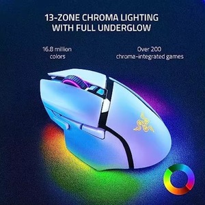 Ratón Inalámbrico para Juegos <span class=keywords><strong>Razer</strong></span> <span class=keywords><strong>Basilisk</strong></span> V3 Pro, Sensor Óptico de 30000 DPI, Rueda HyperScroll, RGB, Ergonómico, Programable, 2.4G - Product Image 2