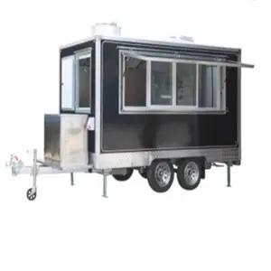 Kleine Mobiele Elektrische Snack Machines Fast Food Container Vrachtwagens Truck Trailer Met Volledige Keuken Voor Food Shop Verkoop In Usa