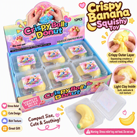 Jouet en argile souple et croustillant en forme de banane, simulation de peau, anti-stress, vente en gros, boîte surprise, jouets fantaisie, vente en gros