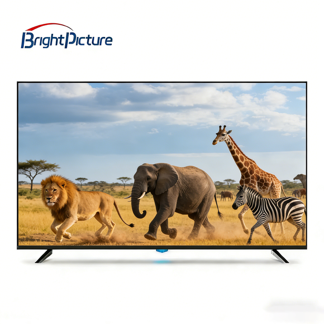 High Definition 50-100 Inch LED Smart TVs Large Android Screen 4K HDR10+ 12-Bit Color Black 5000 cd Brightness 178 Viewing