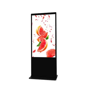 55 inch indoor advertising lcd screen 1080p digital signage